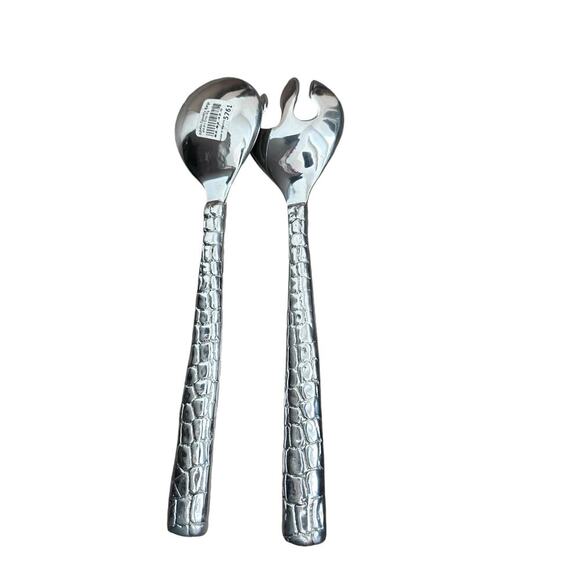 Beatriz Ball PIELES Croc Large Salad Servers - Picture 4 of 5